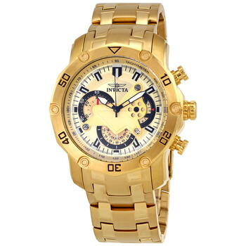 Đồng hồ Invicta Pro Diver Chronograph Mặt Vàng 22761 Nam Chính hãng Sale giá Rẻ tại XaXi World