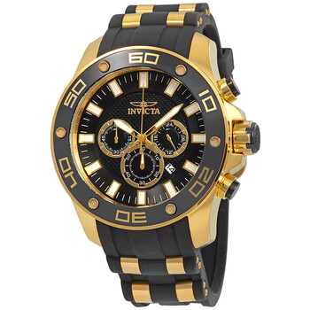 Đồng hồ Invicta Pro Diver Chronograph Mặt Đen Dây Demi 26086 Nam Chính hãng Sale giá Rẻ tại XaXi World