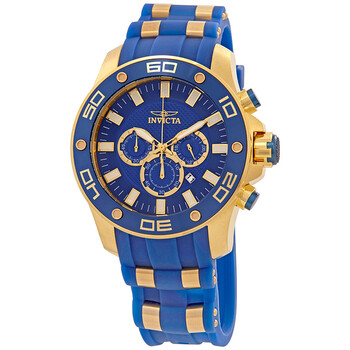 Đồng hồ Invicta Pro Diver Chronograph Mặt Xanh Blue Silicone 26087 Nam Chính hãng Sale giá Rẻ tại XaXi World