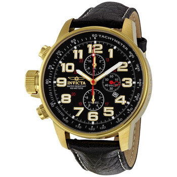 Đồng hồ Invicta Lefty Chronograph Mặt Đen Gold-tone 3330 Unisex Chính hãng Sale giá Rẻ tại XaXi World