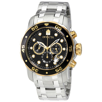Đồng hồ Invicta Pro Diver Chronograph Mặt Đen Stainless Steel 80039 Nam Chính hãng Sale giá Rẻ tại XaXi World