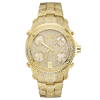 Đồng hồ Jbw Jet Setter Gold-tone Multiple Time-Zone Diamond JB-6213-A Nam Chính hãng Sale giá Rẻ tại XaXi World