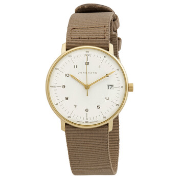 Đồng hồ Junghans Max Bill Damen Quartz Mặt Trắng 047 / 7055.04 Nữ Chính hãng Sale giá Rẻ tại XaXi World