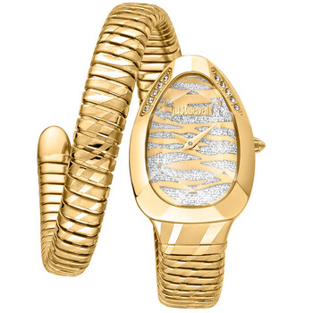 Đồng hồ Just Cavalli Snake Mặt Xanh Lá JC1L225M0035 Nữ Chính hãng Sale giá Rẻ tại XaXi World