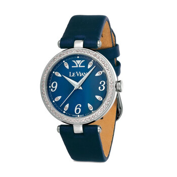 Đồng hồ Le Vian Le Vian Time Quartz Diamond Mặt Xanh ZRPA 215 Nữ Chính hãng Sale giá Rẻ tại XaXi World
