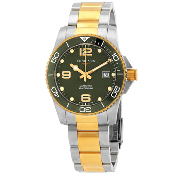 Đồng hồ Longines Hydro Conquest Automatic Mặt Xanh Lá L3.781.3.06.7 Nam Chính hãng Sale giá Rẻ tại XaXi World