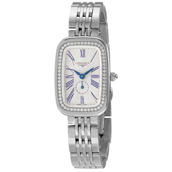 Đồng hồ Longines Equestrian Quartz Diamond Mặt Bạc L6.141.0.71.6 Nữ Chính hãng Sale giá Rẻ tại XaXi World