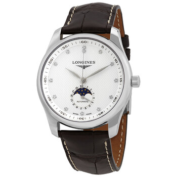Đồng hồ Longines Master Automatic Diamond Mặt Bạc L2.909.4.77.3 Nam Chính hãng Sale giá Rẻ tại XaXi World