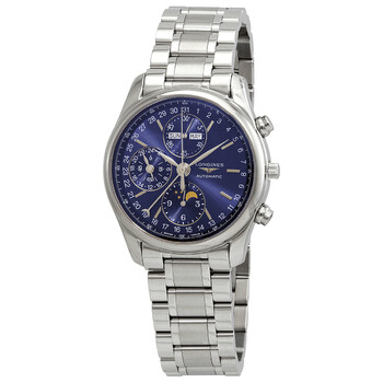 Đồng hồ Longines Master Collection Complete Calendar Chronograph Automatic Mặt Xanh L26734926 Nam Chính hãng Sale giá Rẻ tại XaXi World