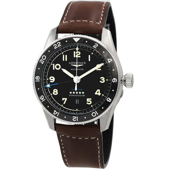 Đồng hồ Longines Spirit Zulu Time Automatic Mặt Đen L3.812.4.53.2 Nam Chính hãng Sale giá Rẻ tại XaXi World