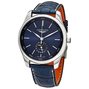 Đồng hồ Longines Master Collection Moonphase Automatic Mặt Xanh L29194920 Nam Chính hãng Sale giá Rẻ tại XaXi World