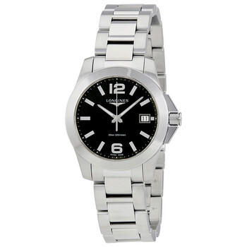 Đồng hồ Longines Conquest Mặt Đen L33774586 Nữ Chính hãng Sale giá Rẻ tại XaXi World