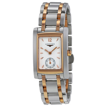 Đồng hồ Longines Dolce Vita Mặt Trắng Stainless Steel & 18K Rose Gold L55025187 Nữ Chính hãng Sale giá Rẻ tại XaXi World