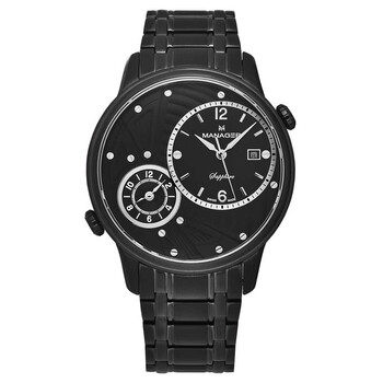 Đồng hồ Manager Nomad Quartz Mặt Đen MAN-TR-04-NM Nam Chính hãng Sale giá Rẻ tại XaXi World