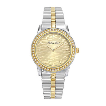 Đồng hồ Mathey-Tissot Artemis Quartz Crystal Mặt Sâm Banh D10860BQDI Nữ Chính hãng Sale giá Rẻ tại XaXi World