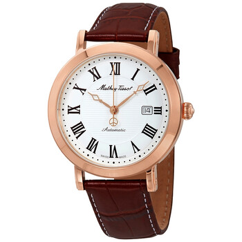 Đồng hồ Mathey-Tissot City Automatic Mặt Trắng HB611251ATPBR Nam Chính hãng Sale giá Rẻ tại XaXi World