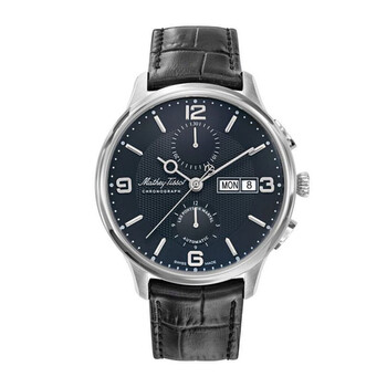 Đồng hồ Mathey-Tissot Edmond Chrono Automatic Chronograph Mặt Đen H1886CHATAN Nam Chính hãng Sale giá Rẻ tại XaXi World