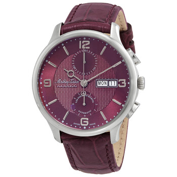Đồng hồ Mathey-Tissot Edmond Chrono Automatic Chronograph Purple Dial H1886CHATAR Nam Chính hãng Sale giá Rẻ tại XaXi World