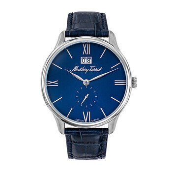 Đồng hồ Mathey-Tissot Edmond Mặt Xanh H1886QABU Nam Chính hãng Sale giá Rẻ tại XaXi World