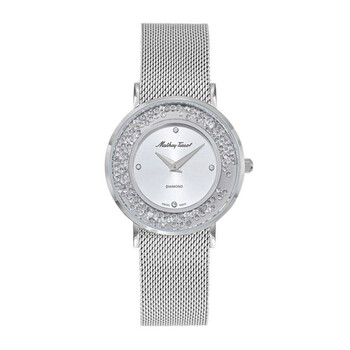 Đồng hồ Mathey-Tissot Electra Quartz Diamond Mặt Bạc D983SAI Nữ Chính hãng Sale giá Rẻ tại XaXi World