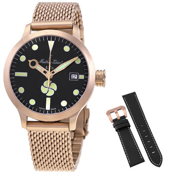 Đồng hồ Mathey-Tissot Elica Automatic Mặt Đen U-121PN Nam Chính hãng Sale giá Rẻ tại XaXi World