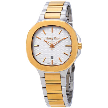 Đồng hồ Mathey-Tissot Evasion Mặt Trắng Dây Demi H152BI Nam Chính hãng Sale giá Rẻ tại XaXi World