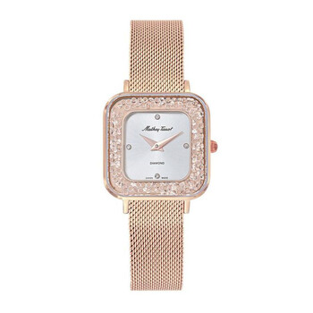 Đồng hồ Mathey-Tissot Gemina Quartz Diamond Mặt Bạc D984SPI Nữ Chính hãng Sale giá Rẻ tại XaXi World