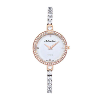 Đồng hồ Mathey-Tissot Infinity Quartz Diamond Crystal Mặt Bạc D986SPI Nữ Chính hãng Sale giá Rẻ tại XaXi World