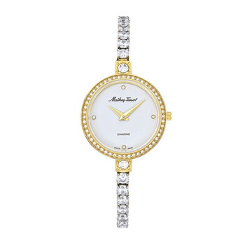 Đồng hồ Mathey-Tissot Infinity Quartz Diamond Crystal Mặt Bạc D986SPYI Nữ Chính hãng Sale giá Rẻ tại XaXi World