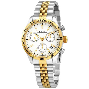 Đồng hồ Mathey-Tissot Mathey II Quartz Mặt Trắng Pha Lê H1822CHBI Nữ Chính hãng Sale giá Rẻ tại XaXi World