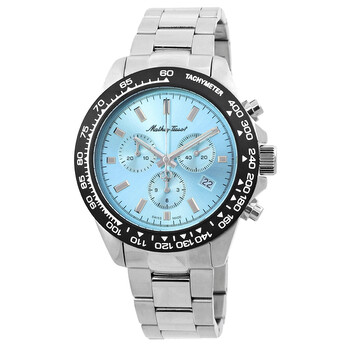 Đồng hồ Mathey-Tissot Mathy Chrono Chronograph Quartz Mặt Xanh H9010CHABU Nam Chính hãng Sale giá Rẻ tại XaXi World