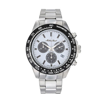 Đồng hồ Mathey-Tissot Mathy Chrono Chronograph Quartz Mặt Trắng H9010CHAI Nam Chính hãng Sale giá Rẻ tại XaXi World