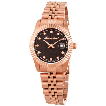 Đồng hồ Mathey-Tissot Mathy III Quartz Mặt Đen D810PRM Nữ Chính hãng Sale giá Rẻ tại XaXi World