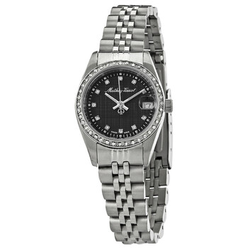 Đồng hồ Mathey-Tissot Mathy IV Quartz Mặt Đen D709AQN Nữ Chính hãng Sale giá Rẻ tại XaXi World