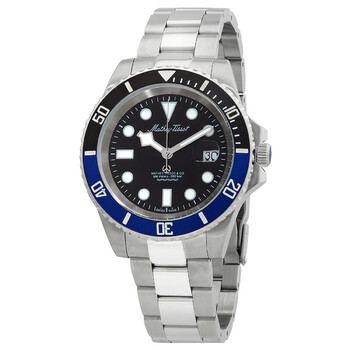 Đồng hồ Mathey-Tissot Jumbo Quartz Mặt Đen Batman Bezel H9060ANB Nam Chính hãng Sale giá Rẻ tại XaXi World