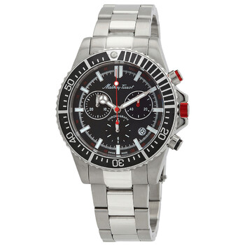 Đồng hồ Mathey-Tissot Mathy Strike Chronograph Quartz Mặt Đen H908CHAN Nam Chính hãng Sale giá Rẻ tại XaXi World