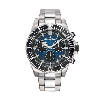 Đồng hồ Mathey-Tissot Mathy Strike Chronograph Quartz Mặt Xanh H908CHABU Nam Chính hãng Sale giá Rẻ tại XaXi World