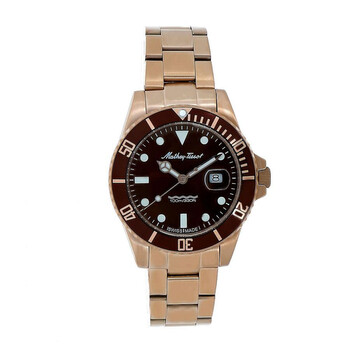 Đồng hồ Mathey-Tissot Mathy Vintage Quartz 42 mm LE Mặt Nâu H908APRM Nam Chính hãng Sale giá Rẻ tại XaXi World