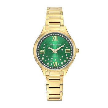Đồng hồ Mathey-Tissot Nicole Diamond Quartz Mặt Xanh Lá D985SPYV Nữ Chính hãng Sale giá Rẻ tại XaXi World