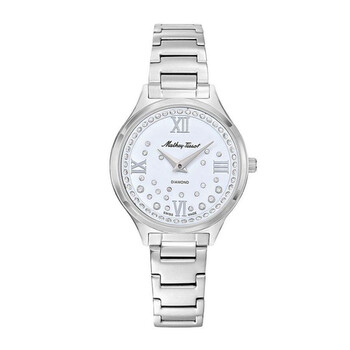 Đồng hồ Mathey-Tissot Nicole Diamond Quartz Mặt Bạc D985SAI Nữ Chính hãng Sale giá Rẻ tại XaXi World