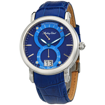 Đồng hồ Mathey-Tissot Retrograde 1886 Quartz Mặt Xanh H7022ABU Nam Chính hãng Sale giá Rẻ tại XaXi World