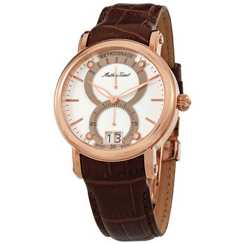 Đồng hồ Mathey-Tissot Retrograde 1886 Quartz Mặt Trắng H7022PI Nam Chính hãng Sale giá Rẻ tại XaXi World