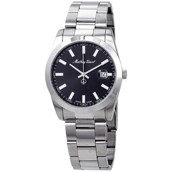 Đồng hồ Mathey-Tissot Mathey I Quartz Mặt Đen H450AN Nam Chính hãng Sale giá Rẻ tại XaXi World