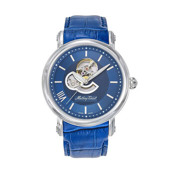 Đồng hồ Mathey-Tissot Skeleton Automatic Mặt Xanh H7053ABU Nam Chính hãng Sale giá Rẻ tại XaXi World