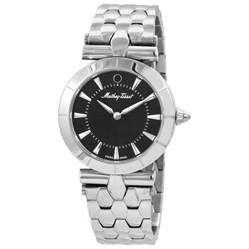 Đồng hồ Mathey-Tissot Tarta Quartz Mặt Đen D106AN Nữ Chính hãng Sale giá Rẻ tại XaXi World