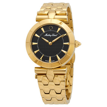 Đồng Hồ Mathey-Tissot Tarta Quartz (máy Pin) Mặt Số Đen D106PN Nữ