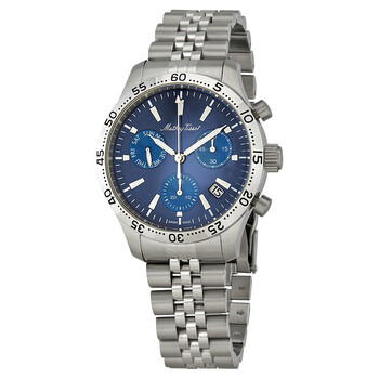 Đồng hồ Mathey-Tissot Type 22 Chronograph Mặt Xanh H1822CHABU Nam Chính hãng Sale giá Rẻ tại XaXi World