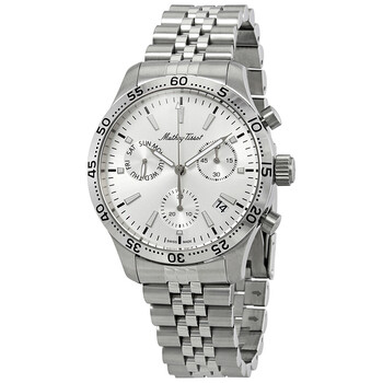 Đồng hồ Mathey-Tissot Type 22 Chronograph Mặt Bạc H1822CHAS Nam Chính hãng Sale giá Rẻ tại XaXi World