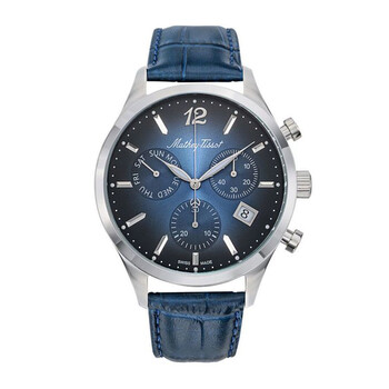 Đồng hồ Mathey-Tissot Urban Chrono Chronograph Quartz Mặt Xanh H411CHALBU Nam Chính hãng Sale giá Rẻ tại XaXi World