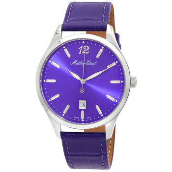 Đồng hồ Mathey-Tissot Urban Quartz Purple Dial H411PU Nam Chính hãng Sale giá Rẻ tại XaXi World